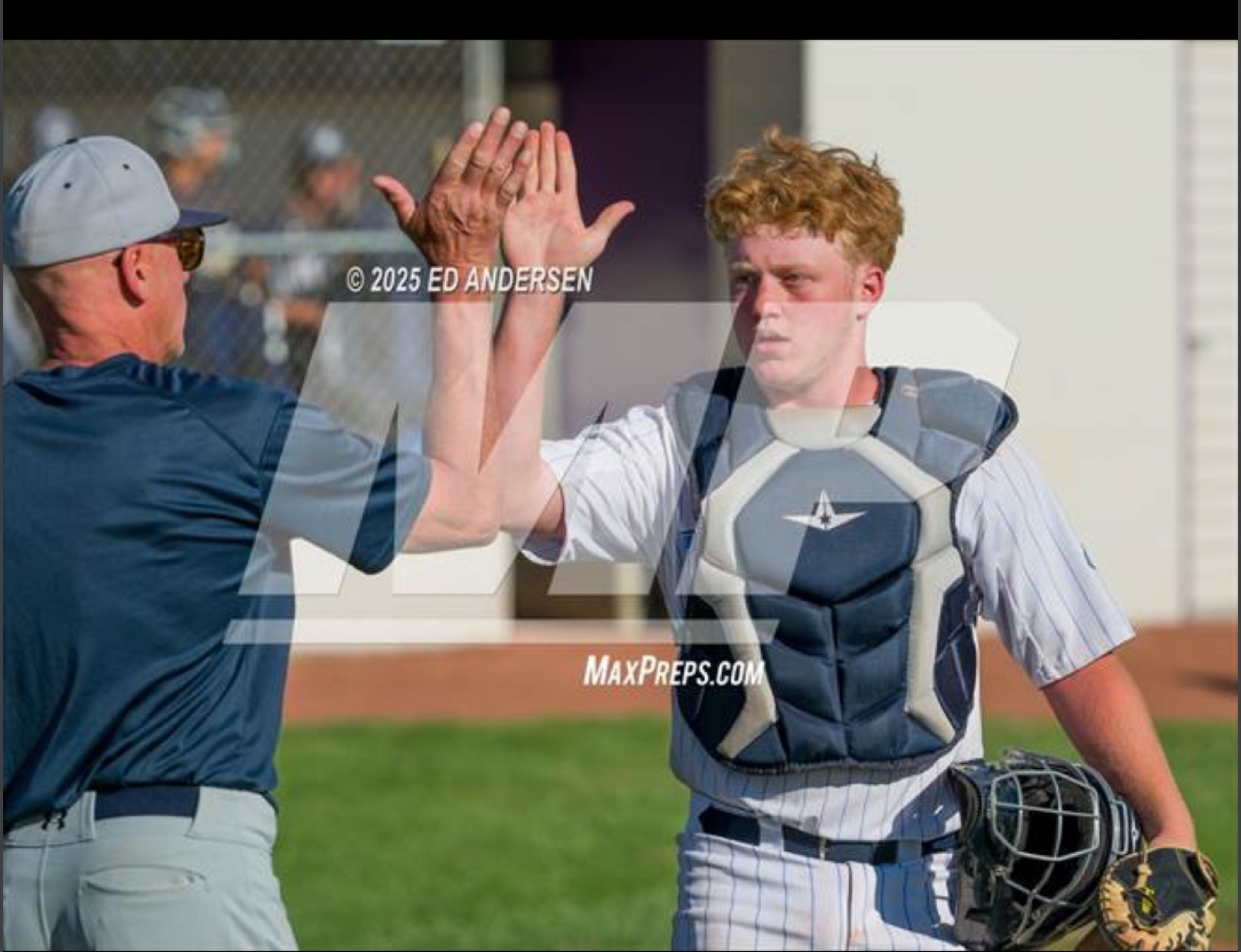 Four-year varsity baseball catcher; team captain.